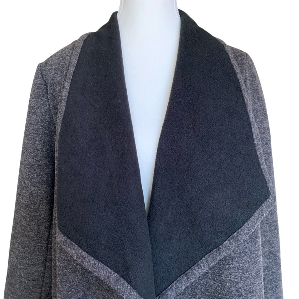 Fabletics Moscow Coat Jacket Gray Open Front Wome… - image 5